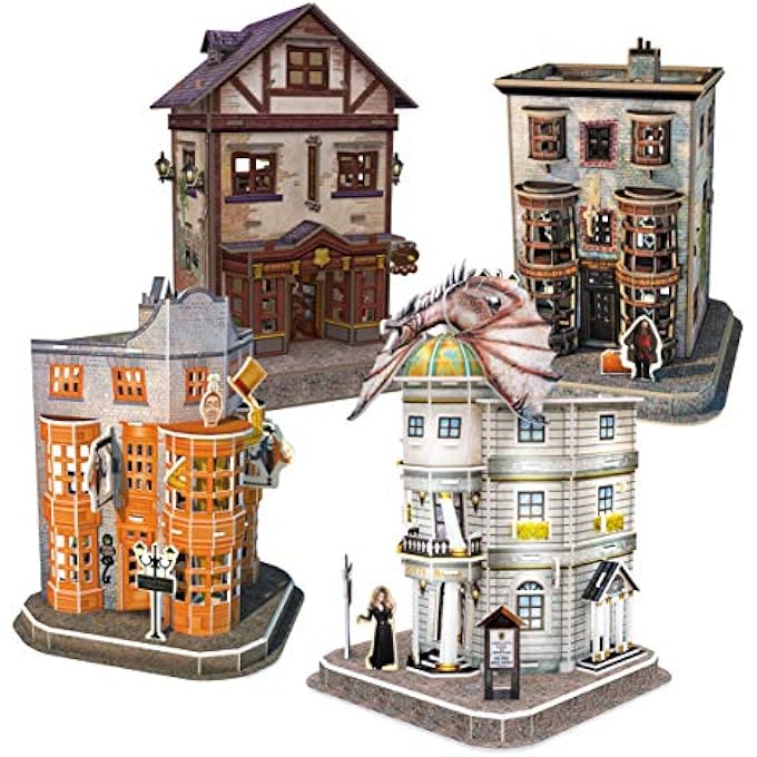 HP DIAGON ALLEY 4 IN 1 3D PUZZLE - Image 3